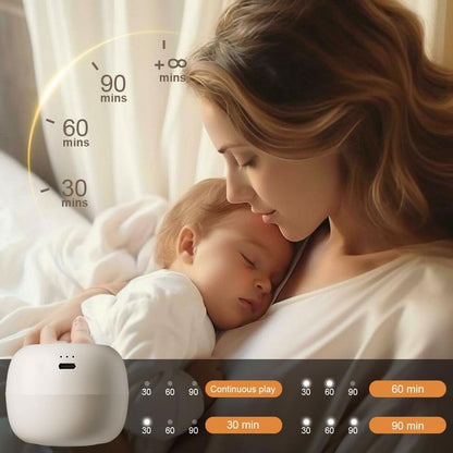 Máquina de sonido portátil para bebés y niños | Ruido blanco | Chupete de sueño | 16 sonidos relajantes