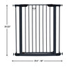 MidWest Homes for Pets Pet Gate | Puerta de acero para mascotas de 29 pies de alto de 29 a 38 pies de ancho