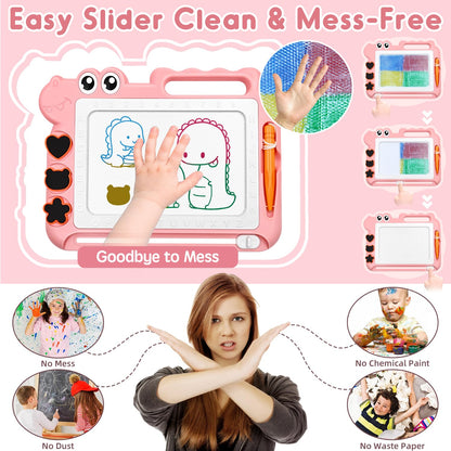 Tablero magnético de dibujo para niños pequeños