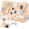Tablero de madera para actividades motoras finas