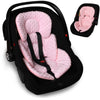Inserto para asiento de automóvil infantil, cojín reversible 2 en 1