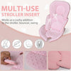Inserto para asiento de automóvil infantil, cojín reversible 2 en 1