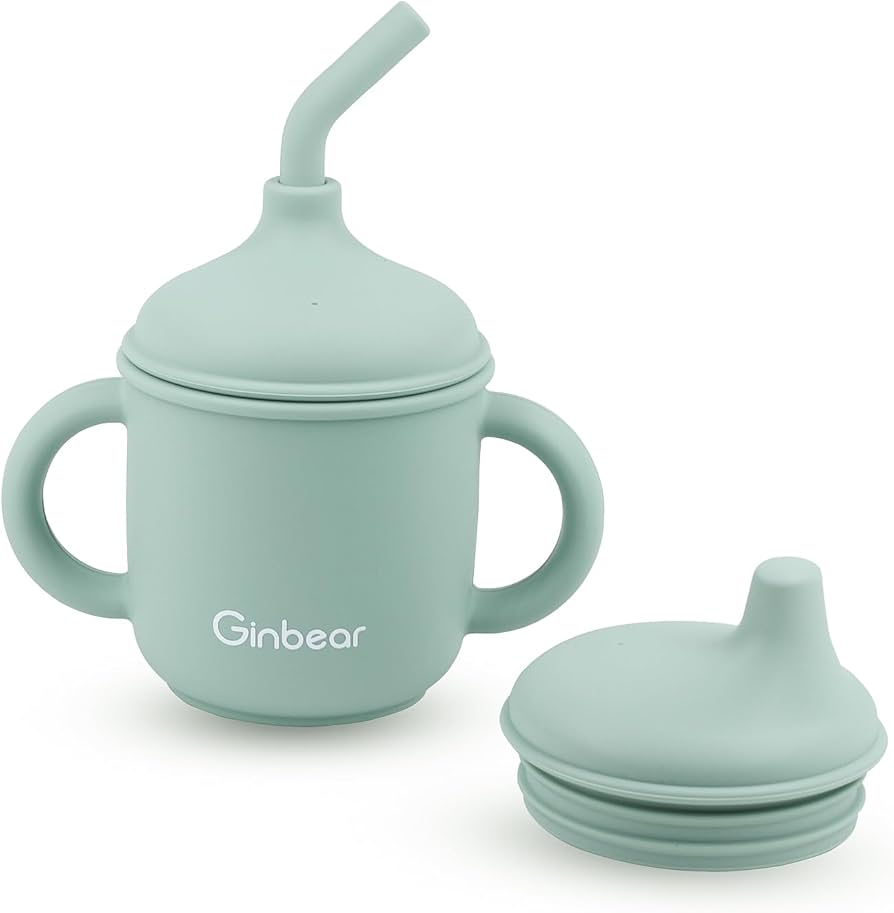 Vaso de bebé 2 en 1, a prueba de derrames, no tóxico, sin BPA