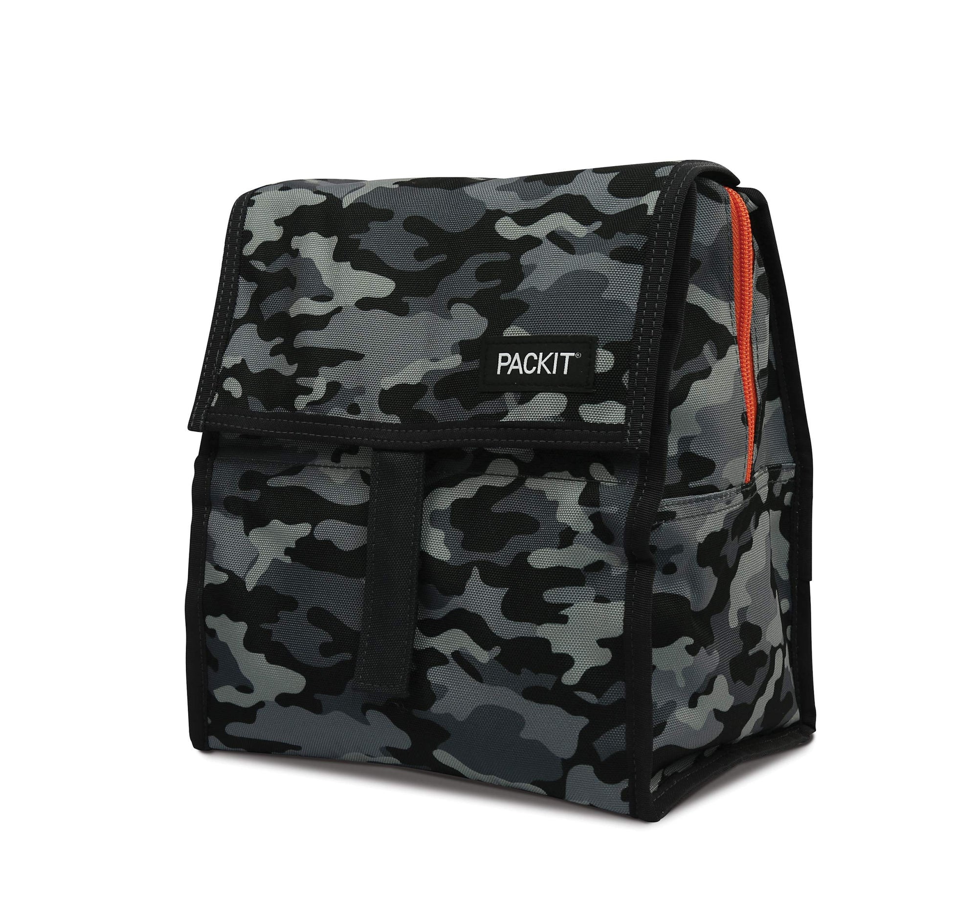 PackIt Lonchera congelable con cierre, camuflaje carbón