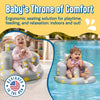 SplashEZ Asiento inflable para bebé, silla de asiento para bebé de 3 meses a 3 años