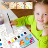Tarjeteras para pintar con pincelitos