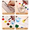 Tarjeteras para pintar con pincelitos