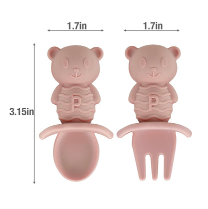 PandaEar cubiertos silicona, 2 piezas