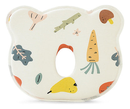 Almohada de espuma viscoelástica para bebé que previene la cabeza plana