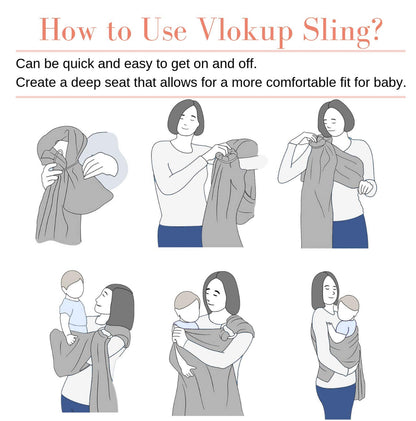VLOKUP- Portabebés con anillo para bebé
