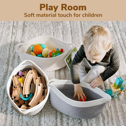 Goodpick Cesta pequeña tejida, cesta para organizar, 12.0 x 8.0 x 5.0 in, color marrón mixto