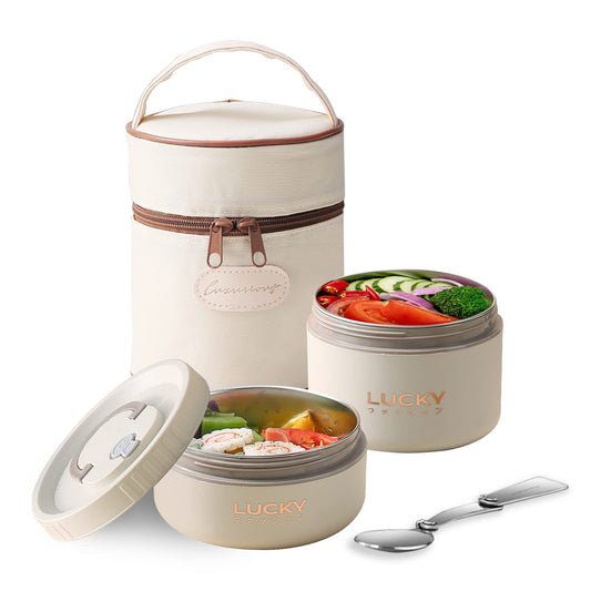 Contenedor de almuerzo térmico portátil