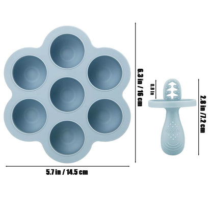 Mini molde para congelador de leche materna y jugo de fruta con palos