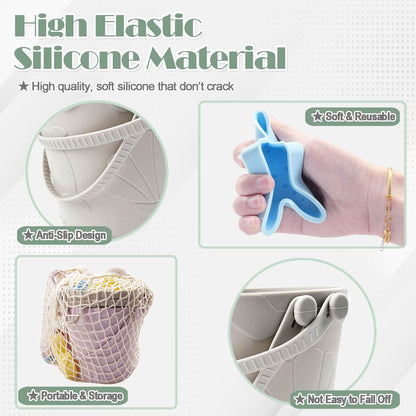 Juguetes de playa de silicona, 11 piezas para bebés