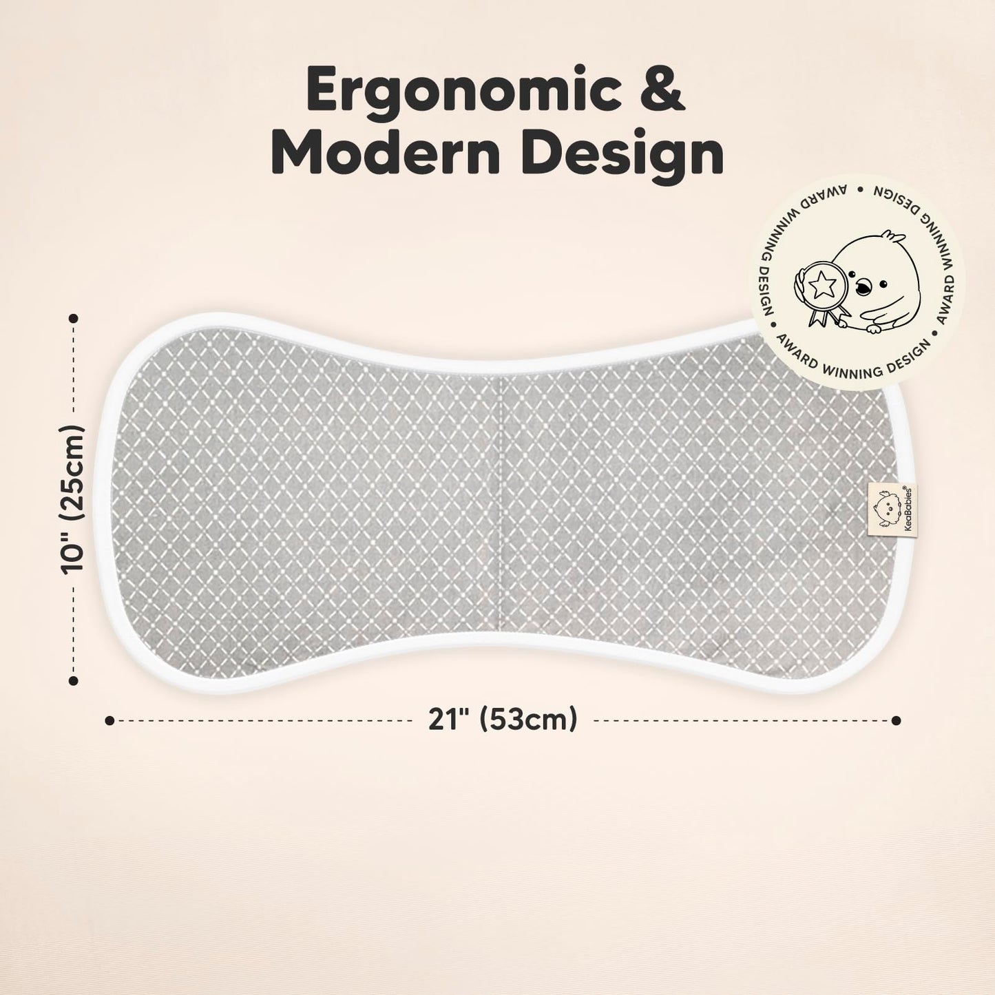 Paños orgánicos para eructos, paquete de 5 paños de algodón súper absorbentes