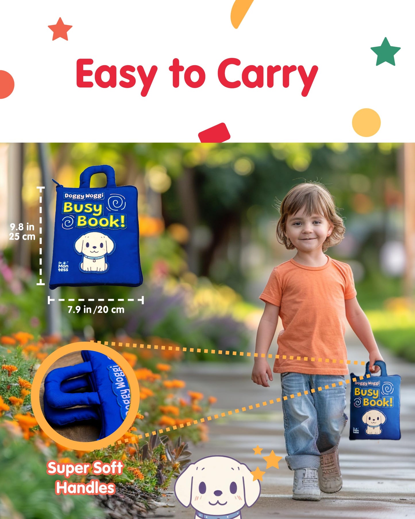 Doggy Woggi - Libro ocupado para niños pequeños