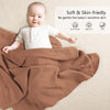 Susurration Manta de muselina para bebé, 100% algodón, suave y delgada, para recién nacido, unisex, 40 x 40 pulgadas