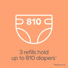 Diaper Genie Bags - Recambios de 270 (paquete de 3)