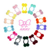 AMMY Accesorios para el cabello con pompones – 28 soportes suaves para cola de caballo