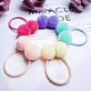 AMMY Accesorios para el cabello con pompones – 28 soportes suaves para cola de caballo