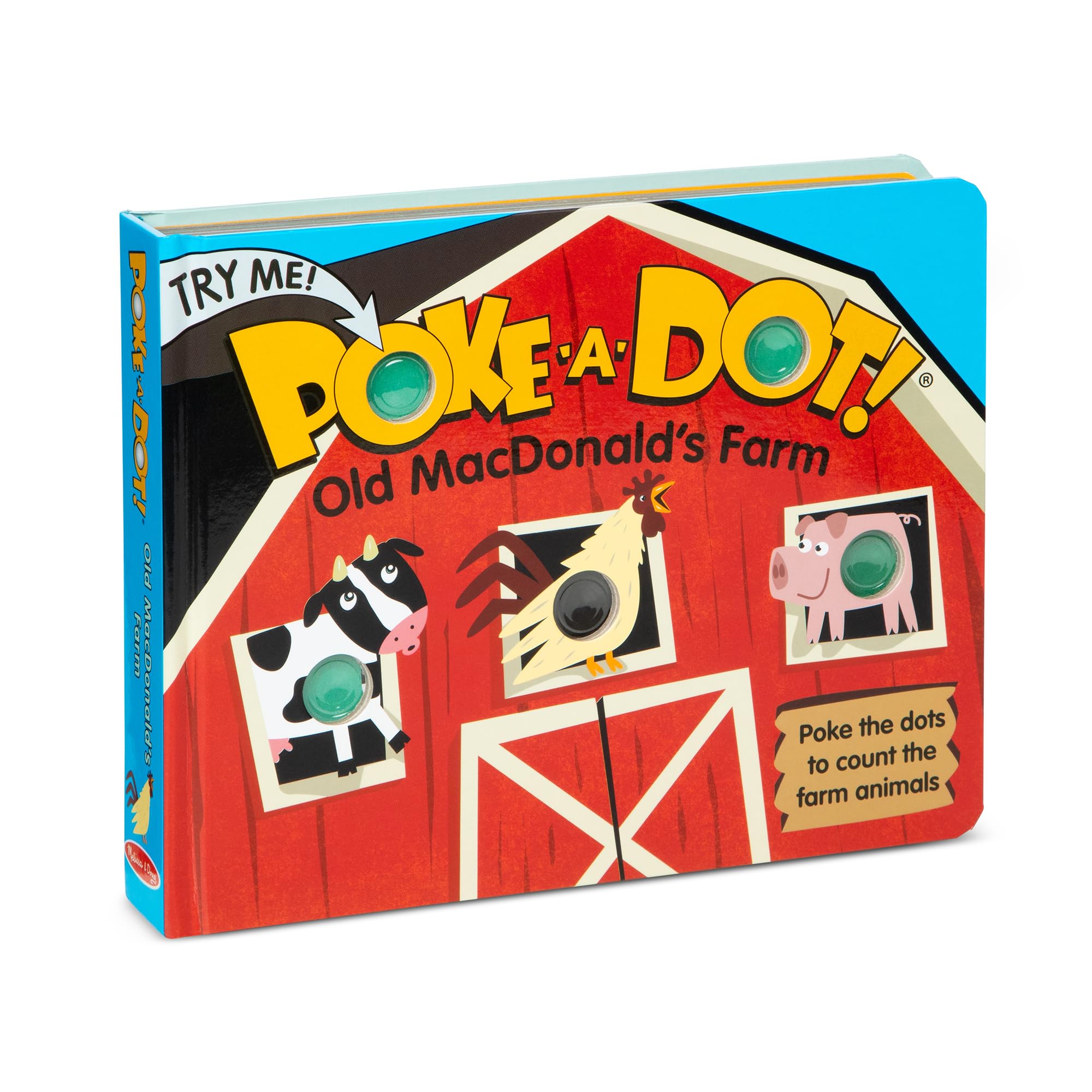 Libro infantil de Melissa & Doug, "Poke-A-Dot: Old Macdonald’S Farm"