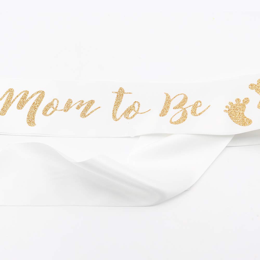 Kit de corona de flores y fajín para mamá, para baby shower