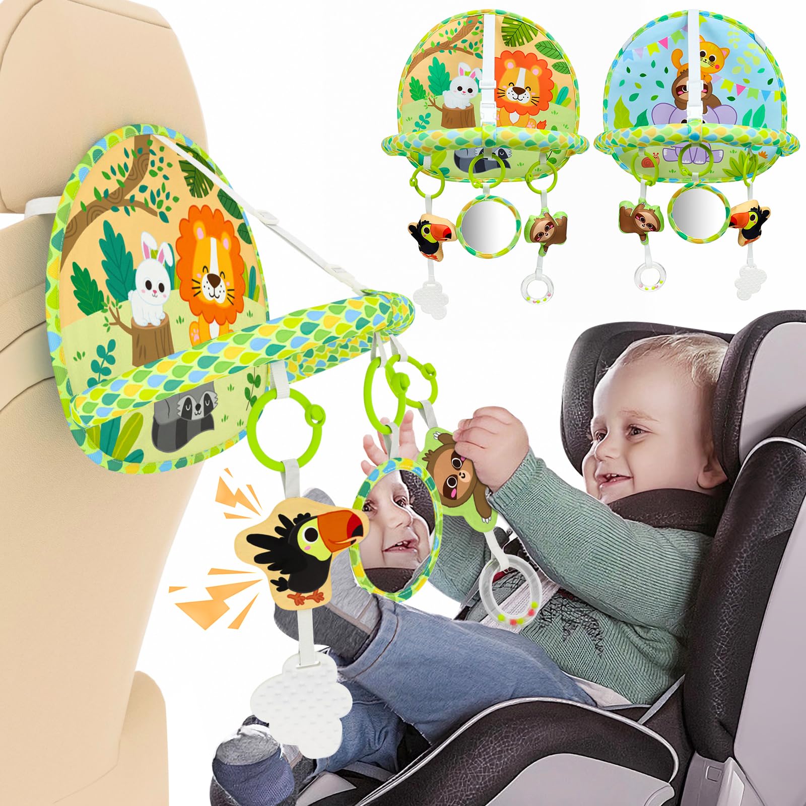 Dr.Rapeti Juguete de asiento de coche para bebé