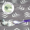 S&T INC. Splat - Tapete para silla debajo de la silla alta, resistente al agua, 42 x 42 pulgadas, color gris