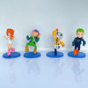 Juego de figuras de Anime de One Piece, estatua de PVC de piratas Jinbe