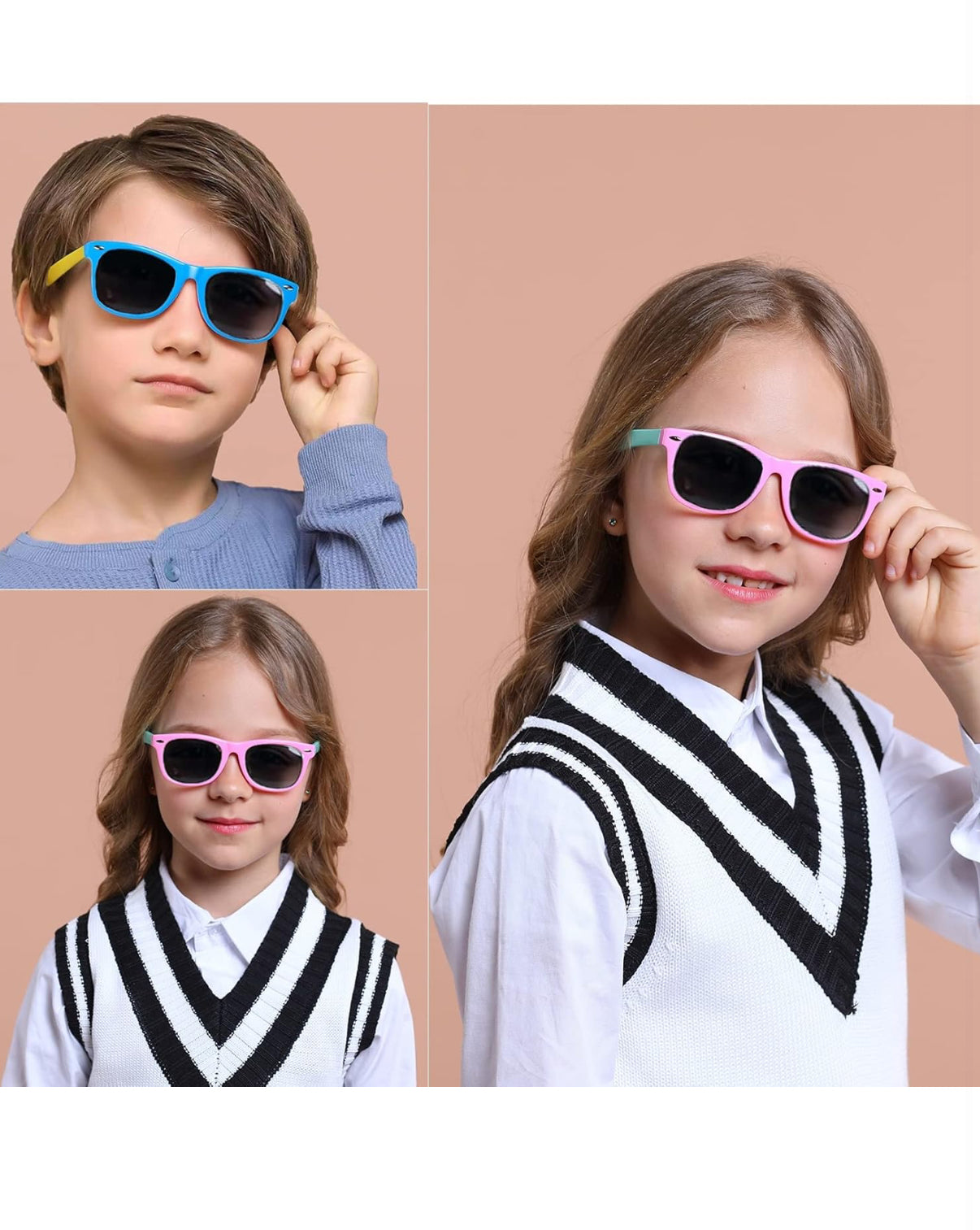 Lentes de sol polarizados para niños y niñas