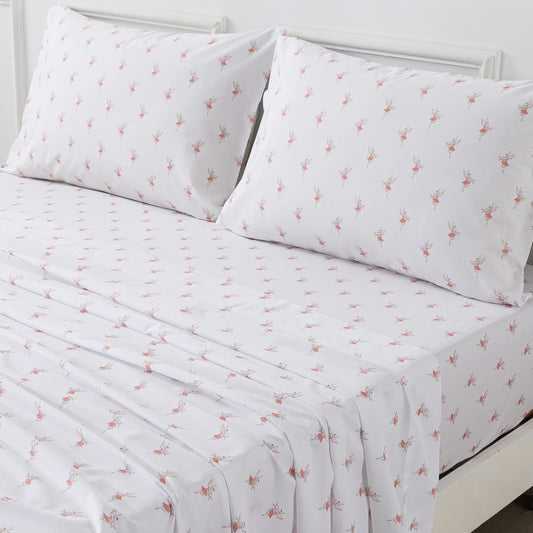 Soul & Lane x Leanna Laming Fairy Garden - Juego de sábanas queen