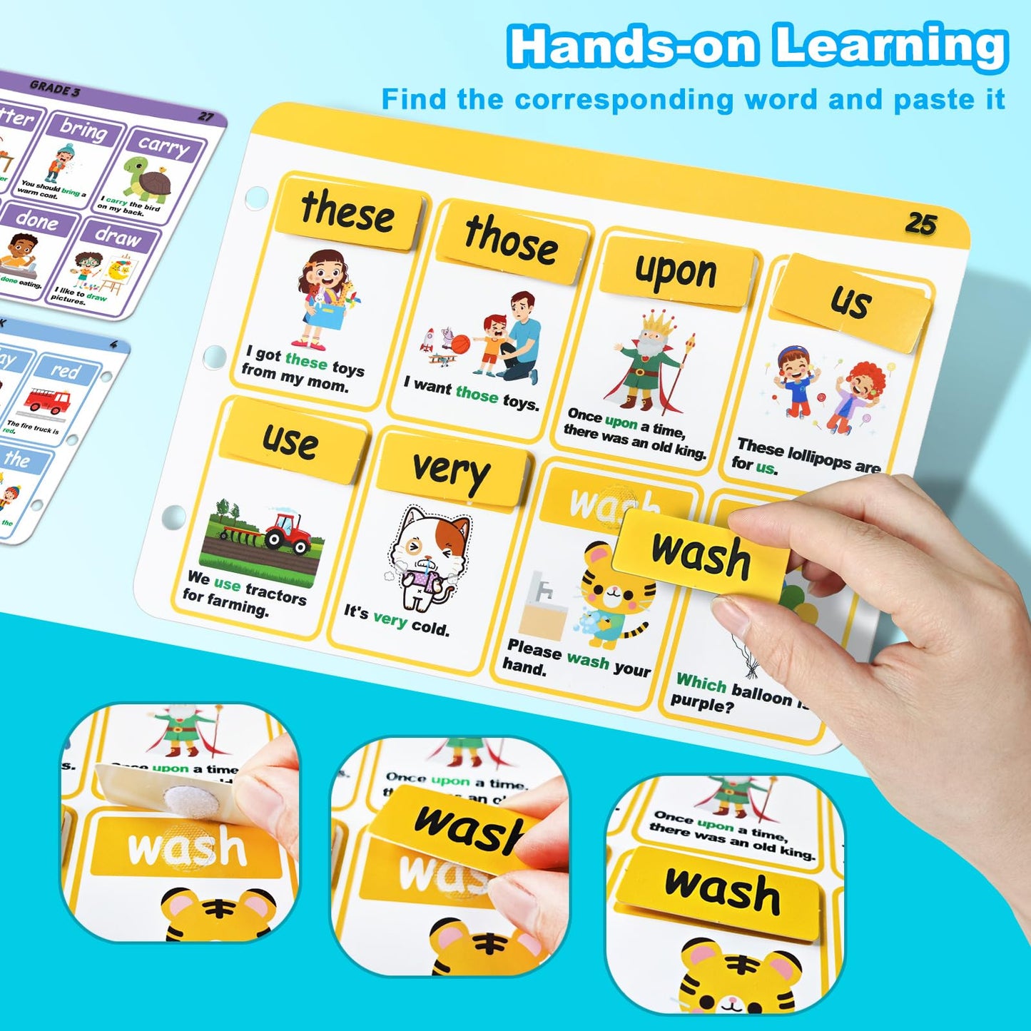 Libro Montessori Sight Word Busy