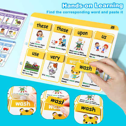 Libro Montessori Sight Word Busy