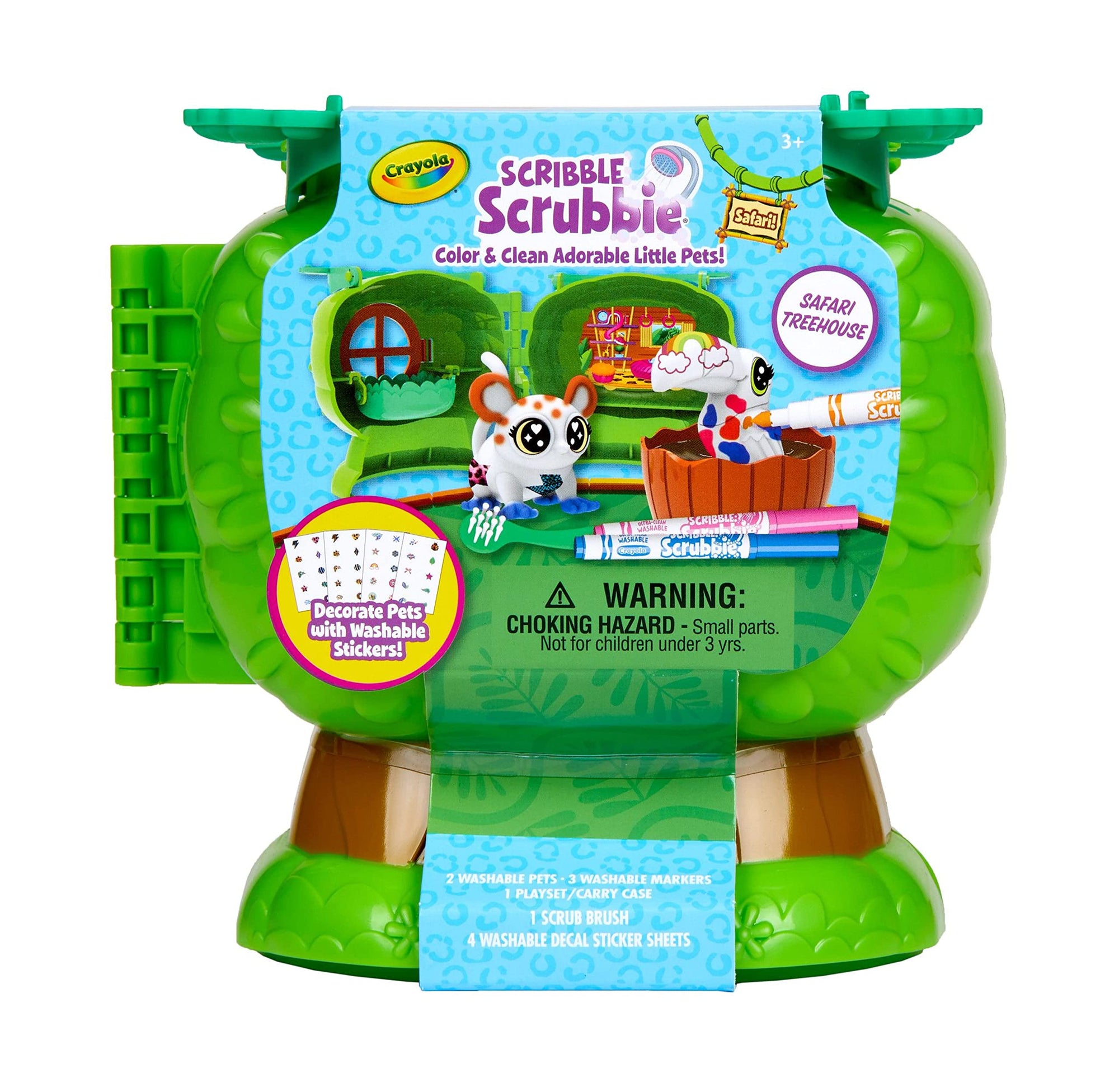 Crayola Scribble Scrubbie Pets Safari Treehouse
