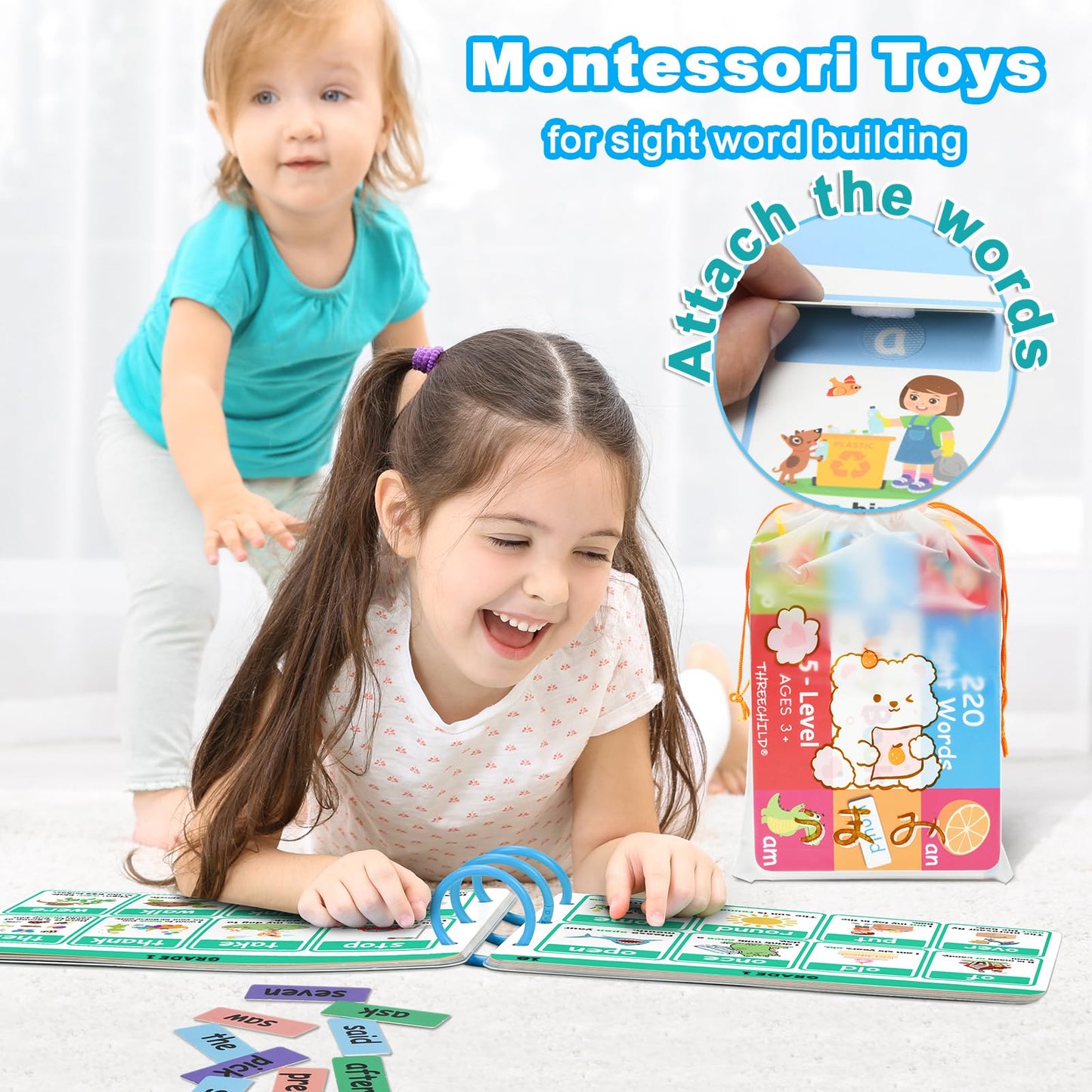 Libro Montessori Sight Word Busy