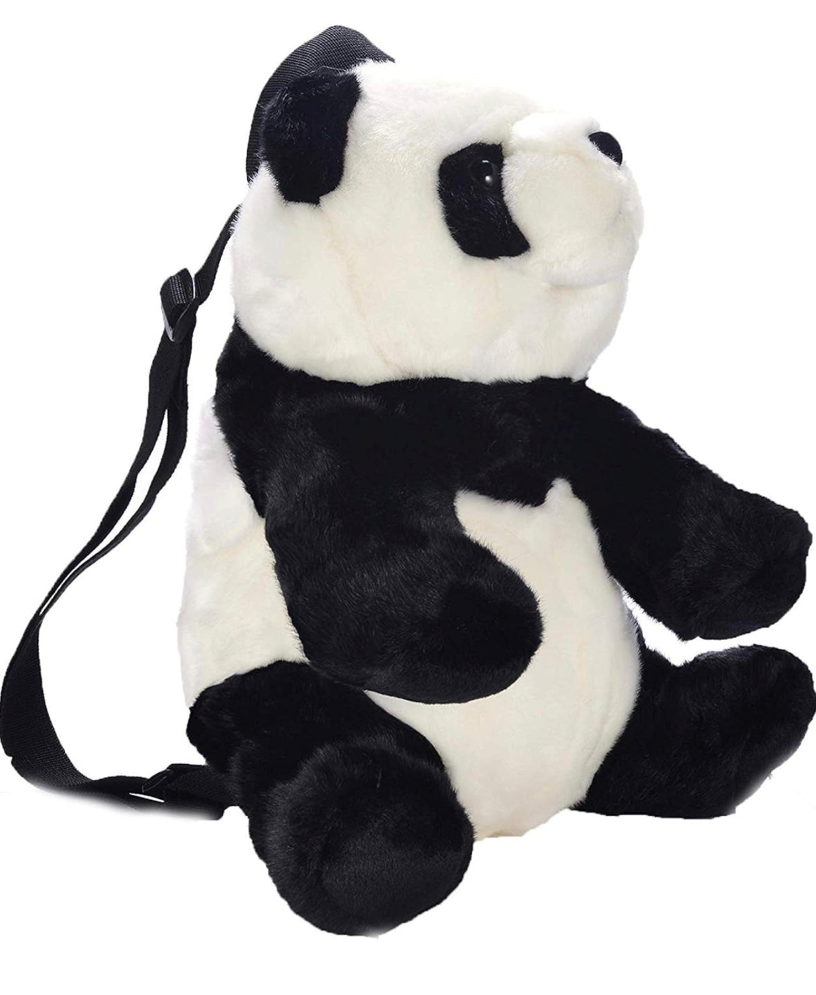 Mochila grande para niños Panda Furry 14.9 pulgadas