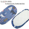 Gllquen Baby Juego de sábanas ajustables universales ultra suaves para moisés, paquete de 2