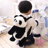 Mochila grande para niños Panda Furry 14.9 pulgadas