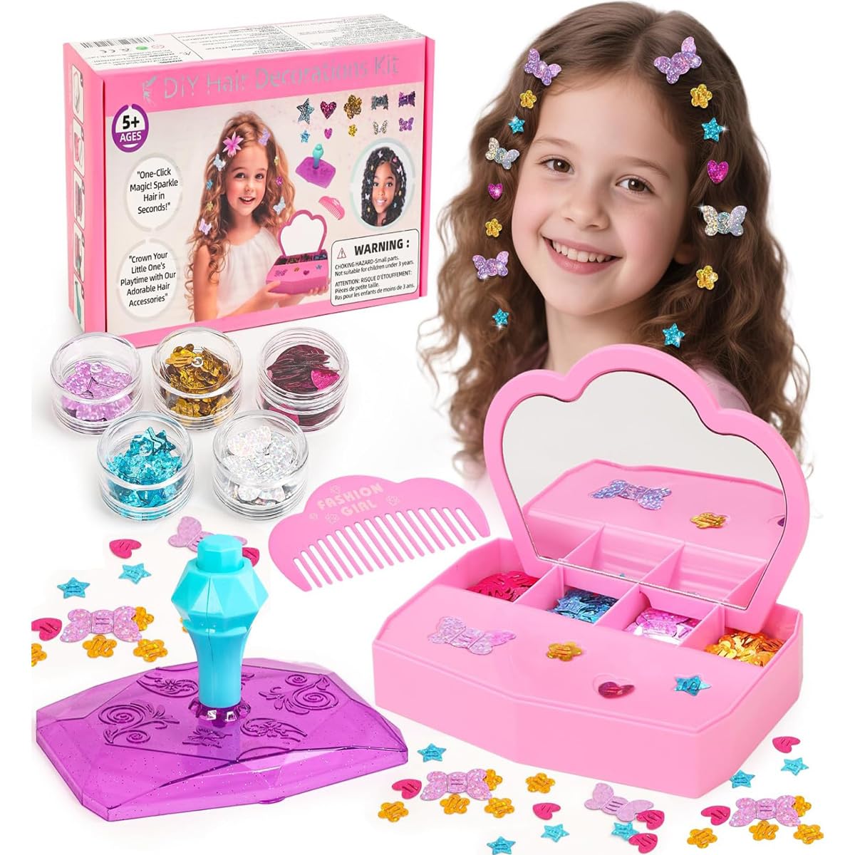 WooWee Kit de Estampador de Gemas para el Cabello
