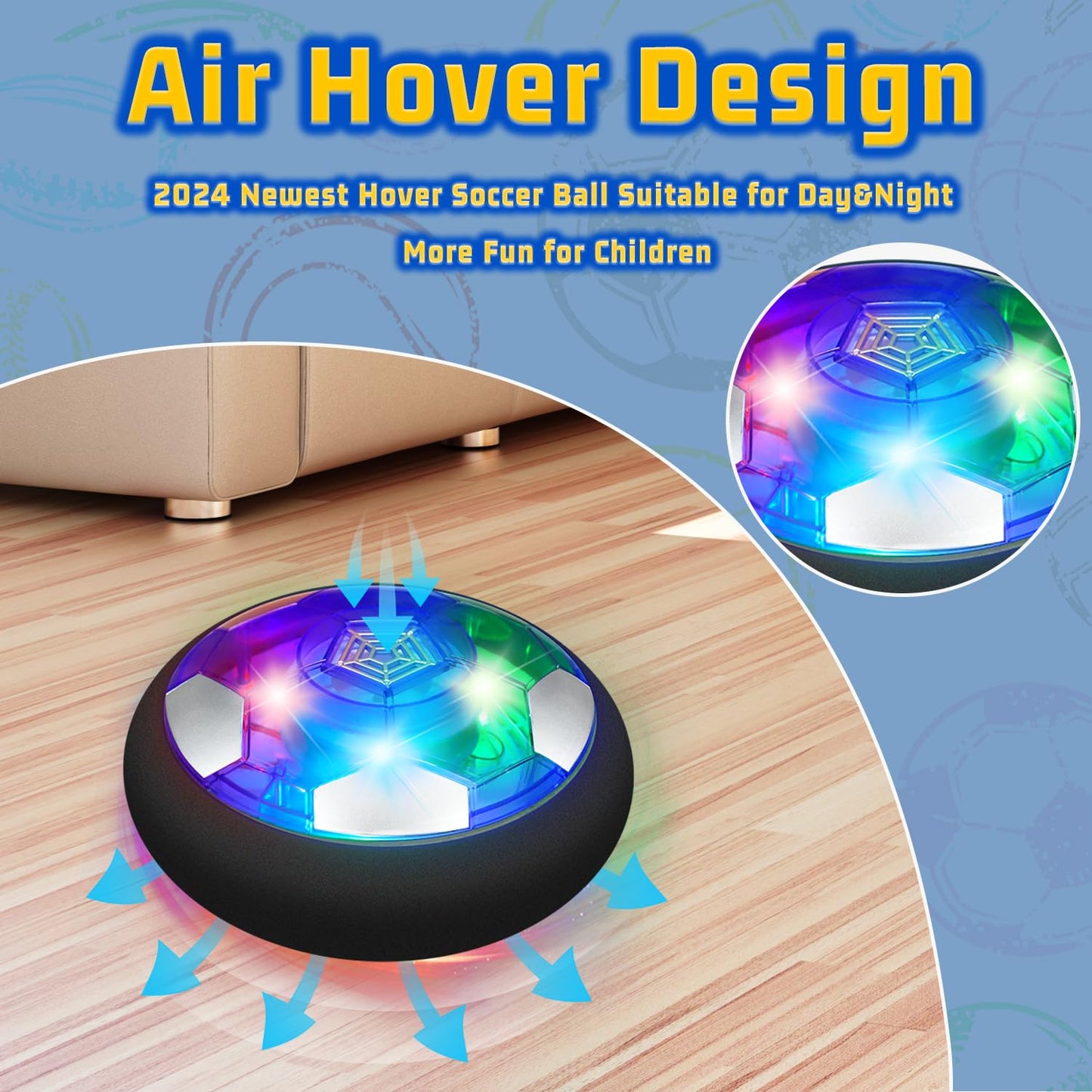 Juego de hockey y fútbol flotante SUNNOW - Juguetes 3 en 1