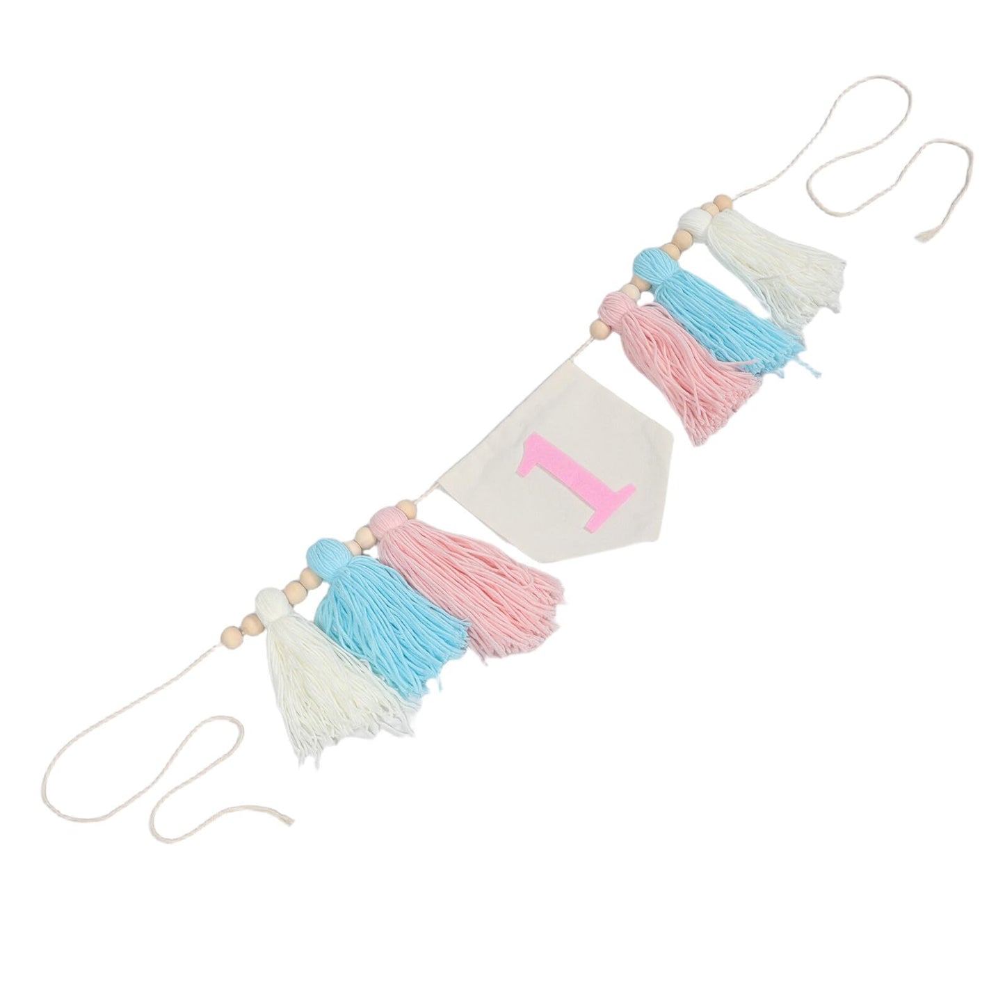 Banderín boho de GLEAVI para trona de cumpleaños