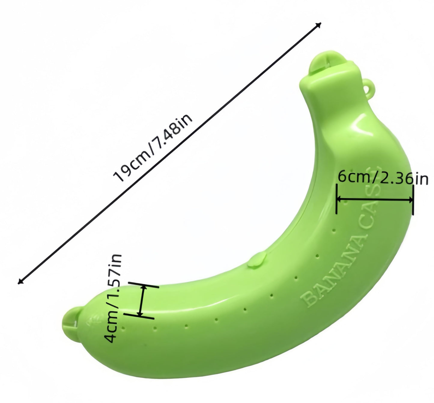 Estuche para banano verde