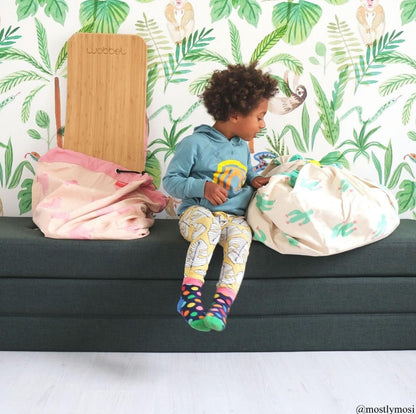 Play & Go- Bolsa de almacenamiento para tapete de juego con cordón