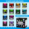 OKOOKO Libros suaves para bebés Blanco y negro Alto contraste 12PCS