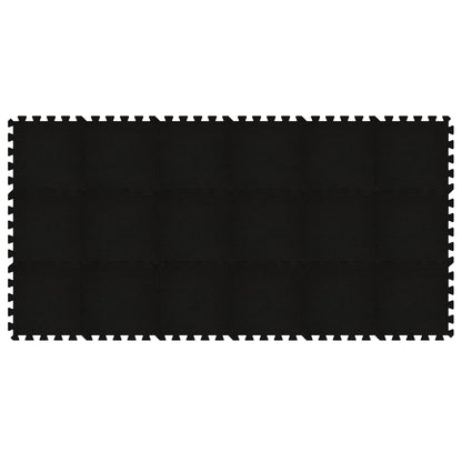 Yostrong® Alfombrilla de juego para bebés de espuma de rompecabezas de 18 azulejos para jugar