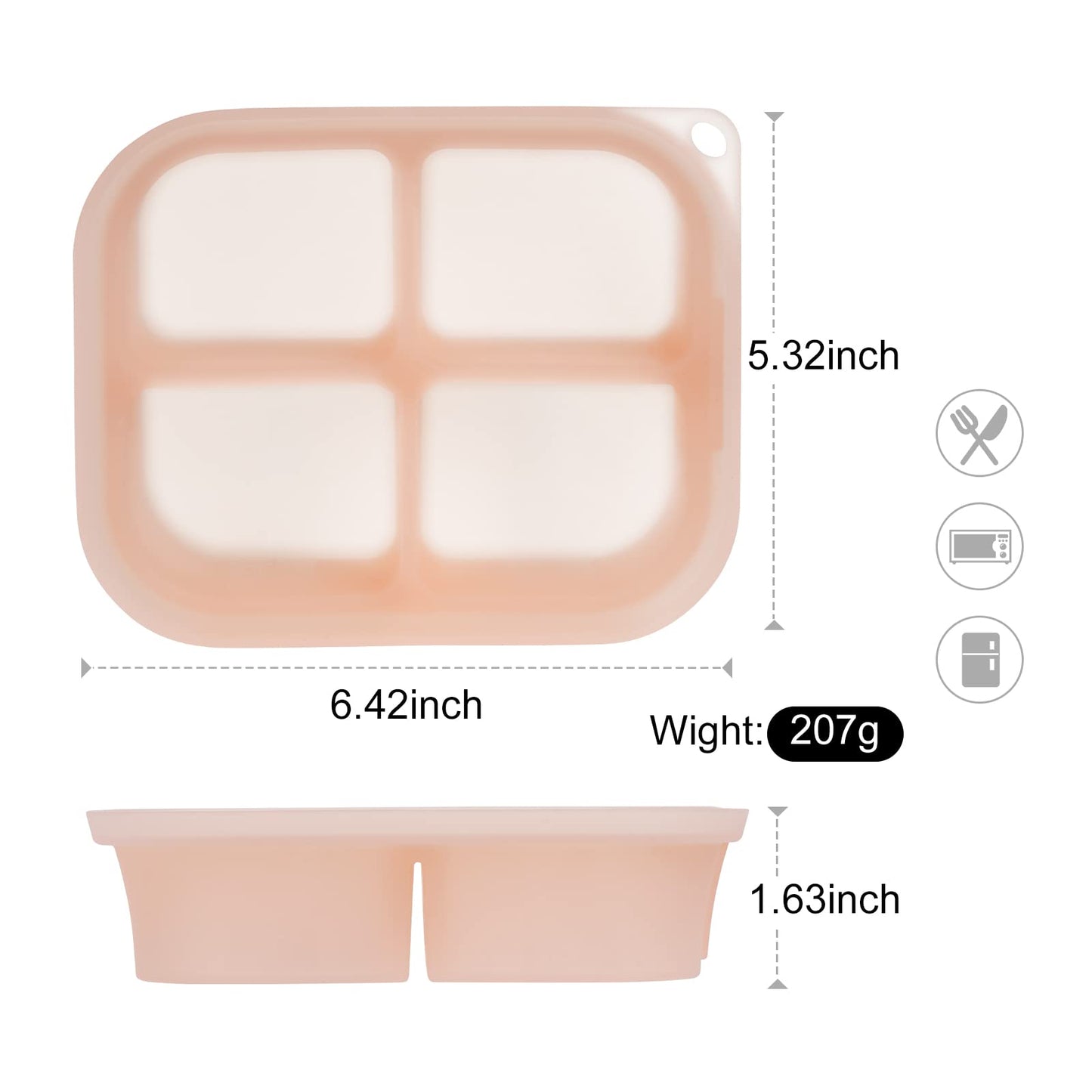 Bandeja de silicona para congelador Haakaa