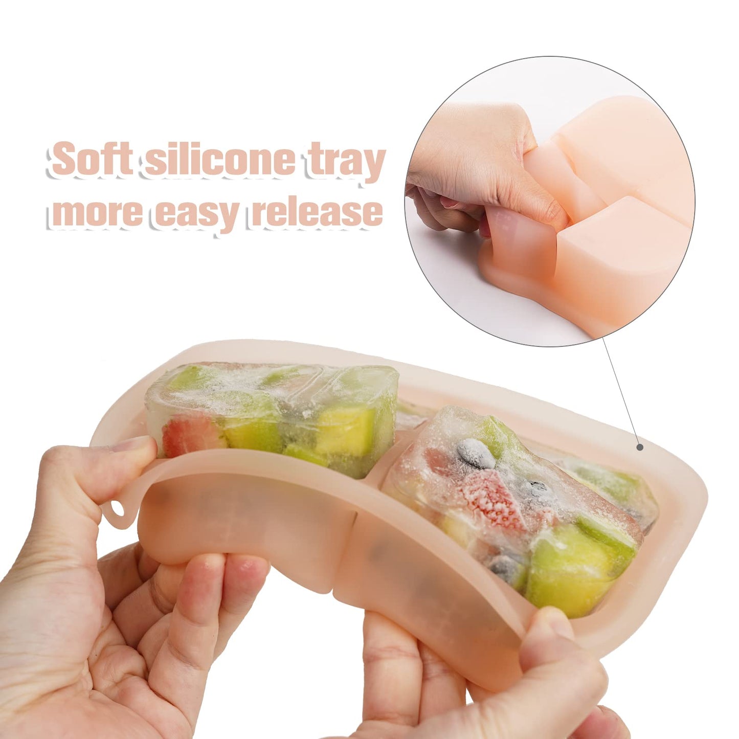 Bandeja de silicona para congelador Haakaa