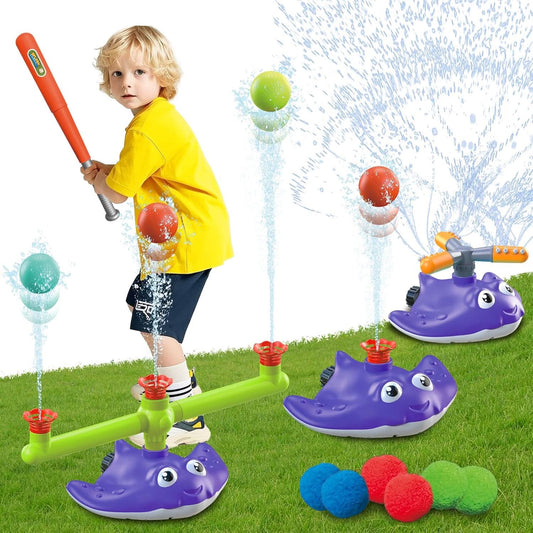 Juego de béisbol acuático para niños