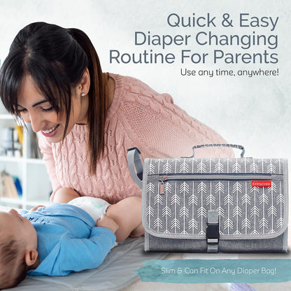 KiddyCare Cambiador de pañales portátil para viajes de bebé