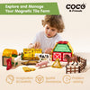 COCO&Friends 41 Azulejos magnéticos 4 animales de granja para niños
